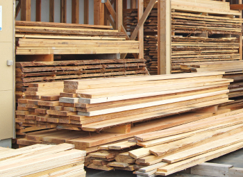 木材保管倉庫